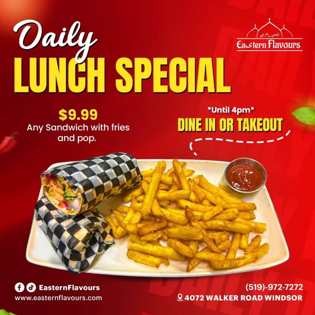 Eastern Flavours Daily Lunch Special - Specials - Eastern Flavours
