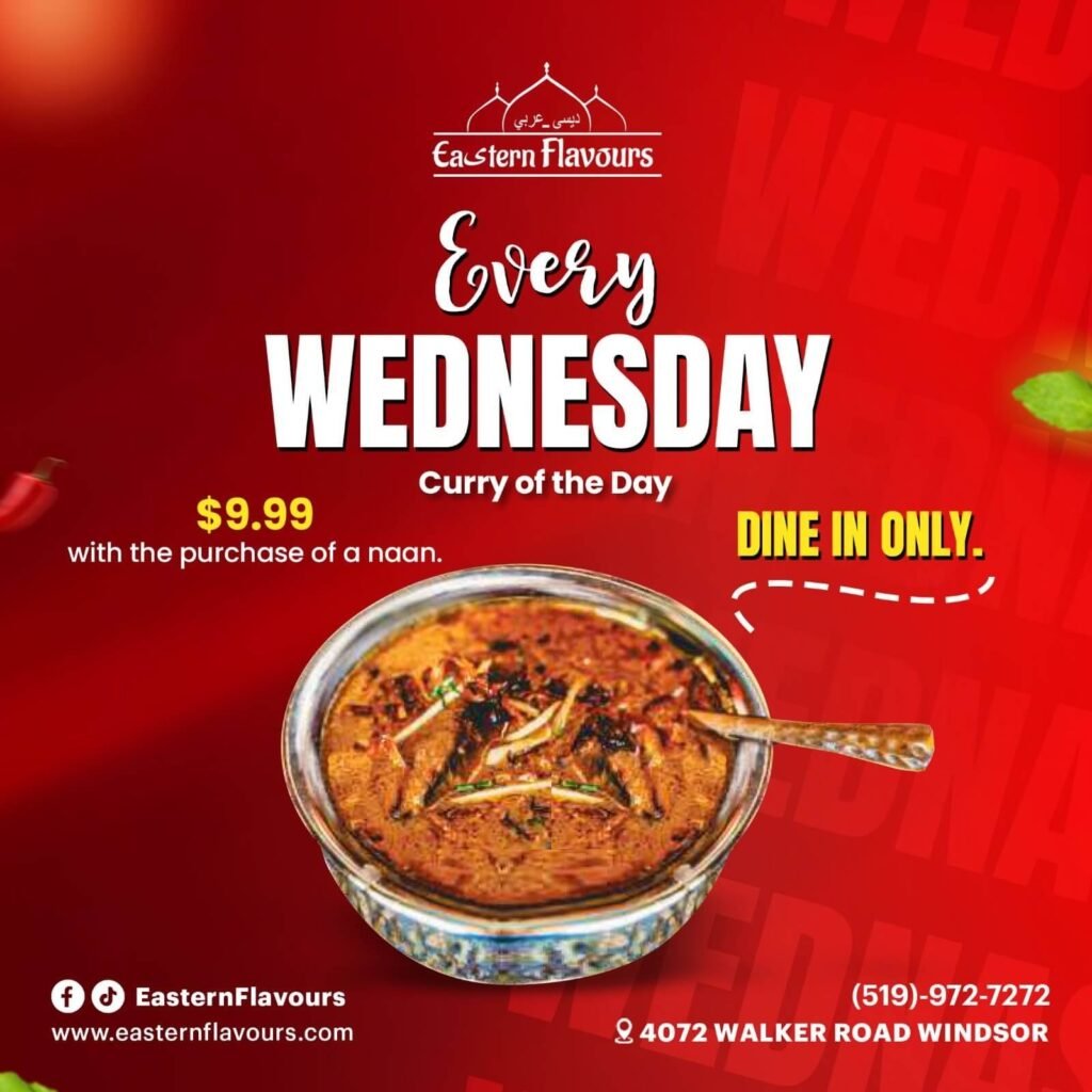 Eastern Flavours Wednesday Food Special - Specials - Eastern Flavours