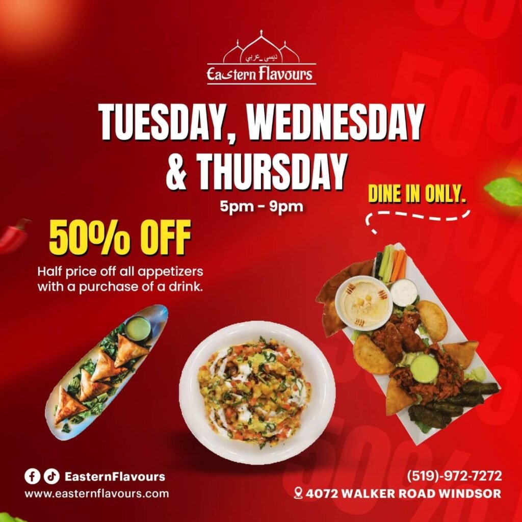 Eastern Flavours Weekly Food Special - Specials - Eastern Flavours