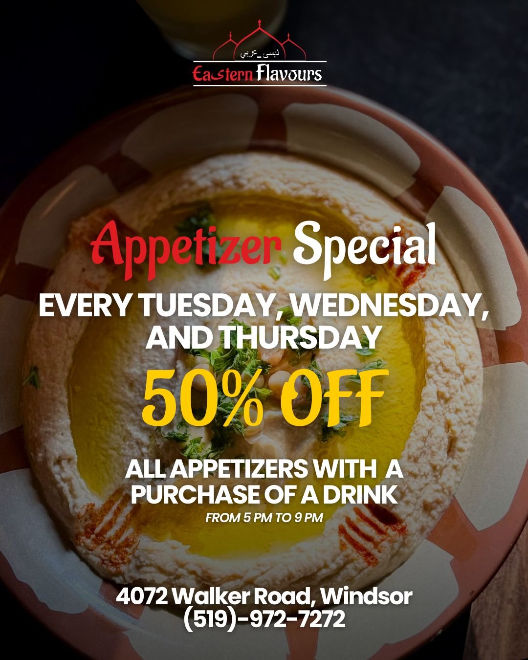 Eastern Flavours Appetizers Specials